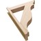 Ekena Millwork 5 1/2-in W x 24-in D x 32-in H Funston Trad Rough Cedar Woodgrain TimberThane Outlooker, Primed Tan OUTUR055X24X32FST04RCPR - alternate 2